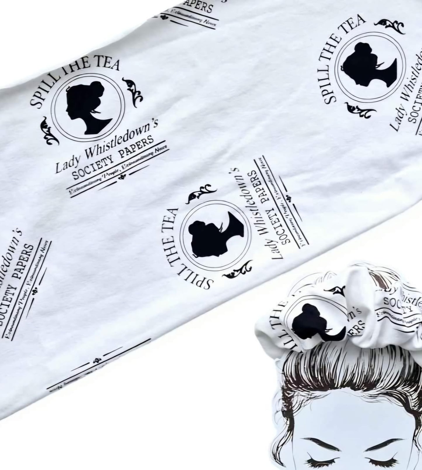 Lady Whistledown Handmade Scrunchie