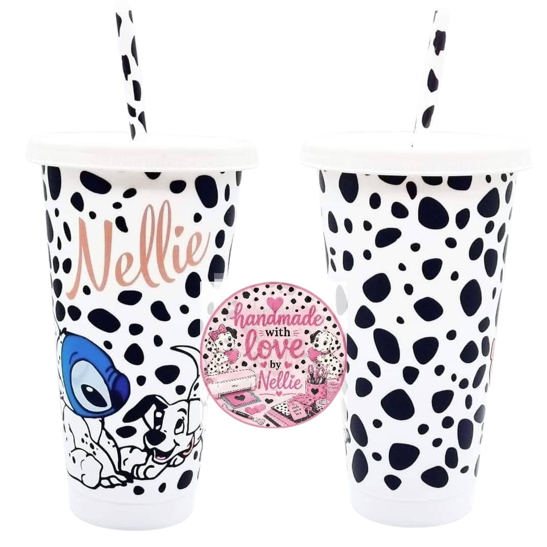 Dalmatian/Stitch 24oz Cold Cup