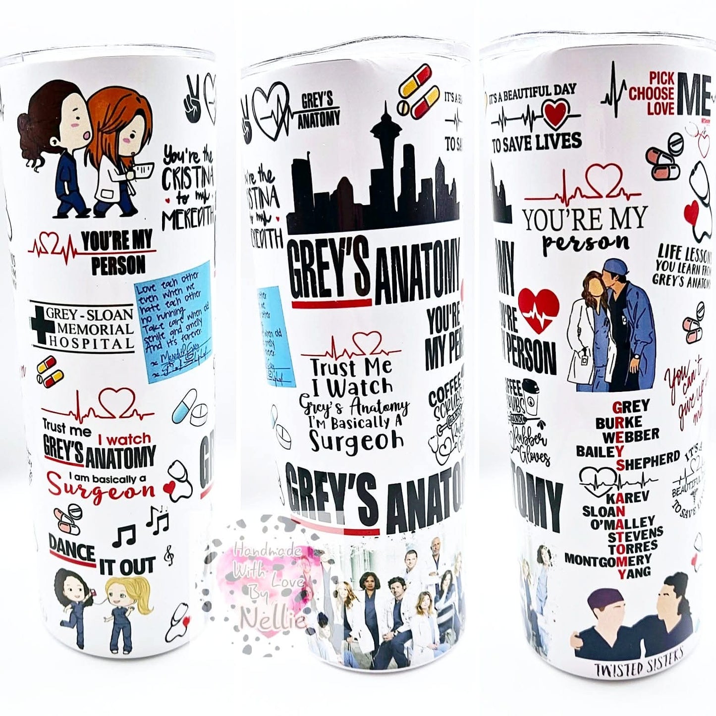 Grey's Anatomy Stainless Steel Tumbler