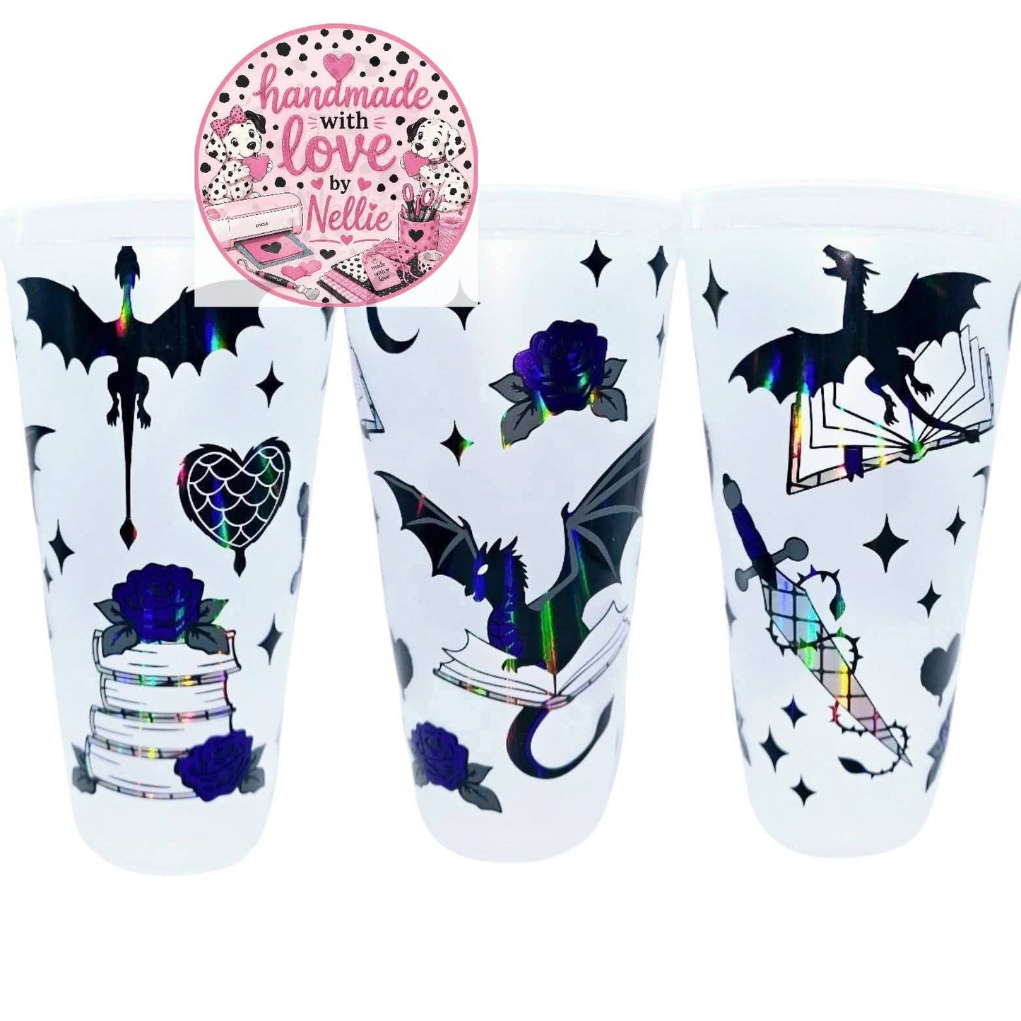 Book Dragon 24oz Cold Cup