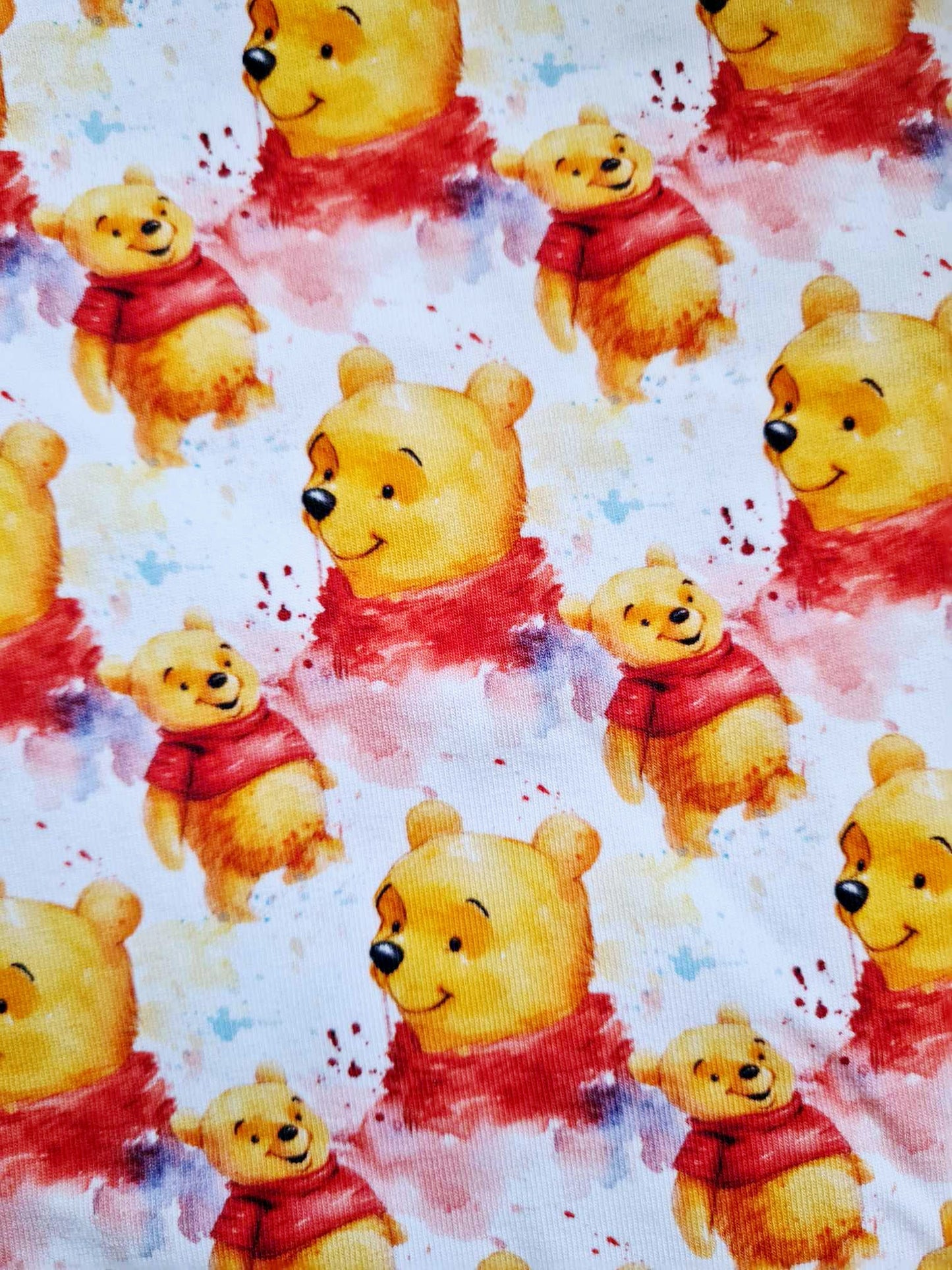 Winnie Bear Handmade Scrunchie