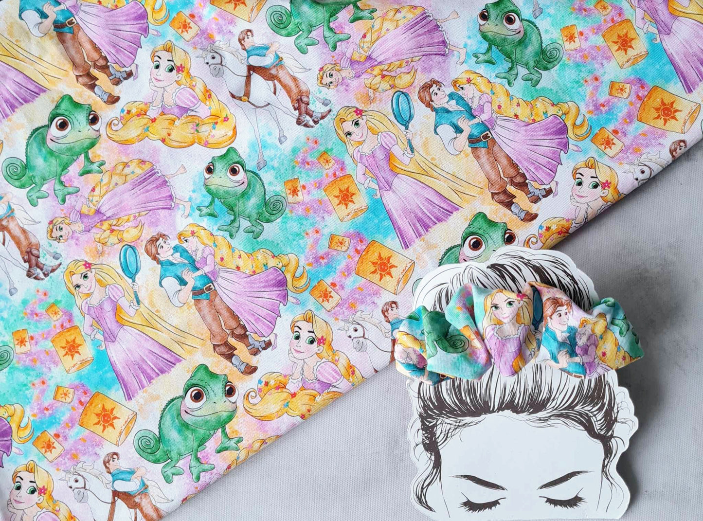 Tangled Handmade Scrunchie