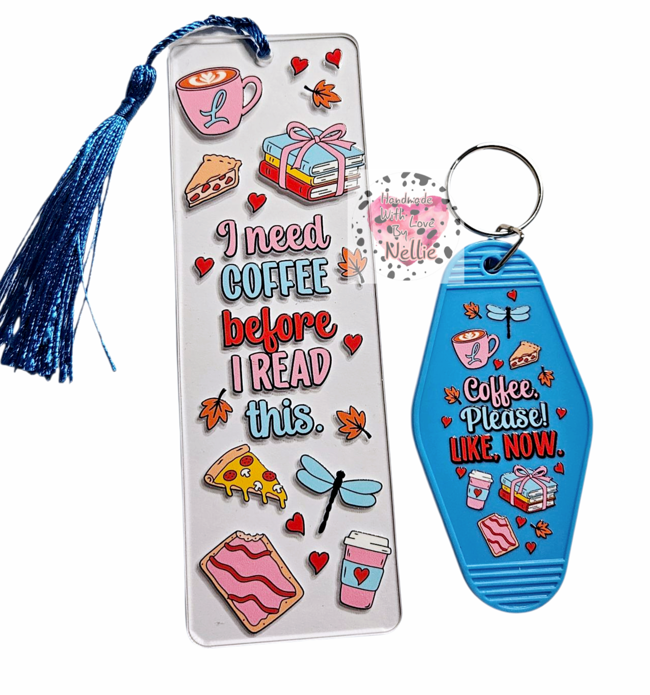 Coffee, Please! Bookmark/Keyring