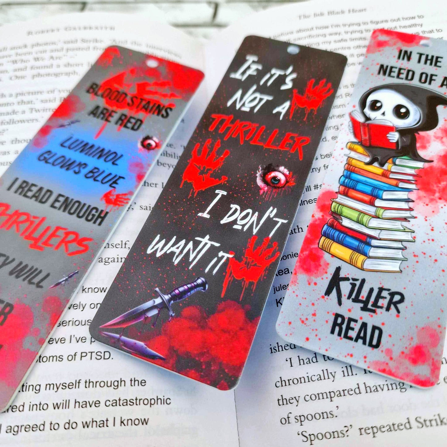 Thriller Bookmarks