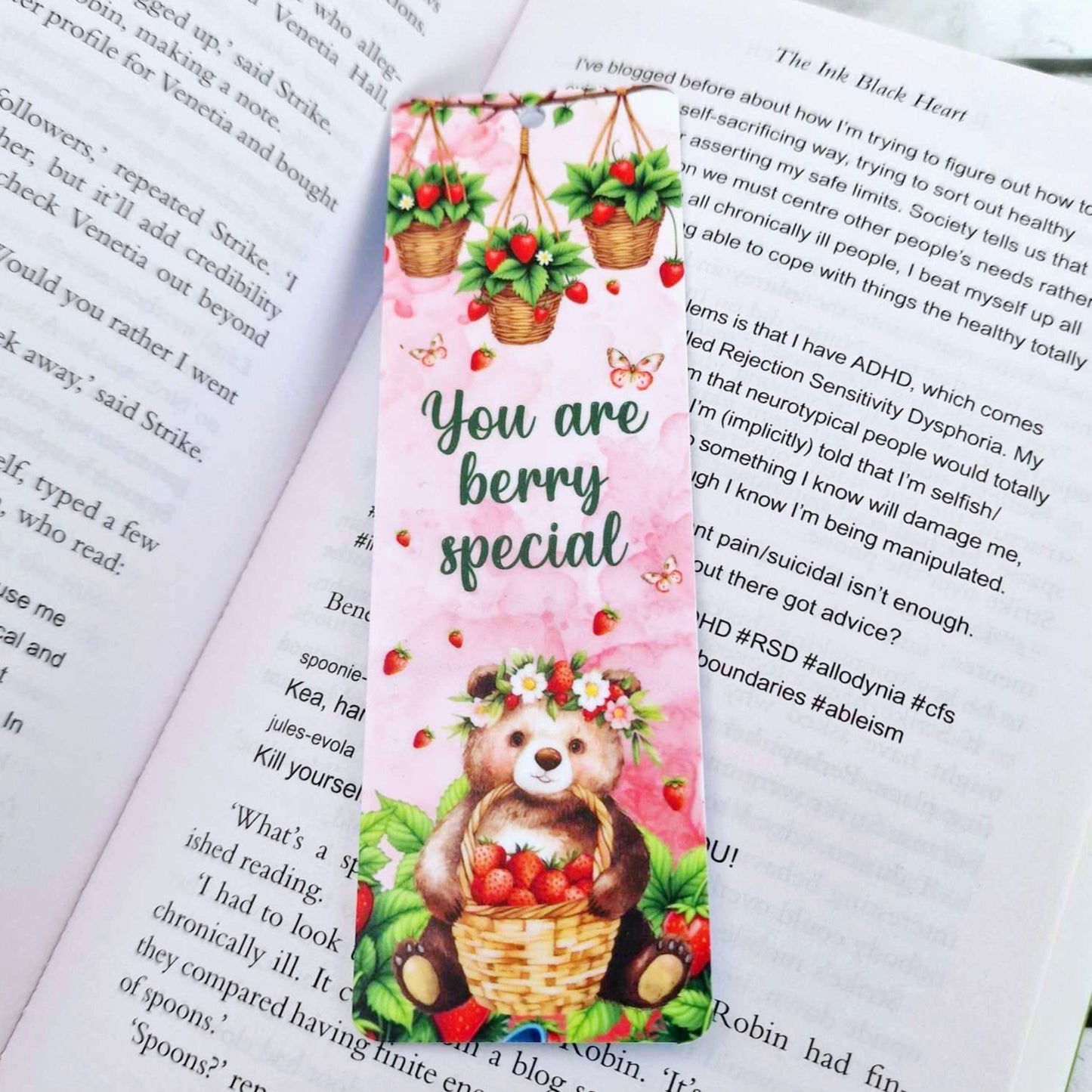 Strawberry Cuties Bookmarks