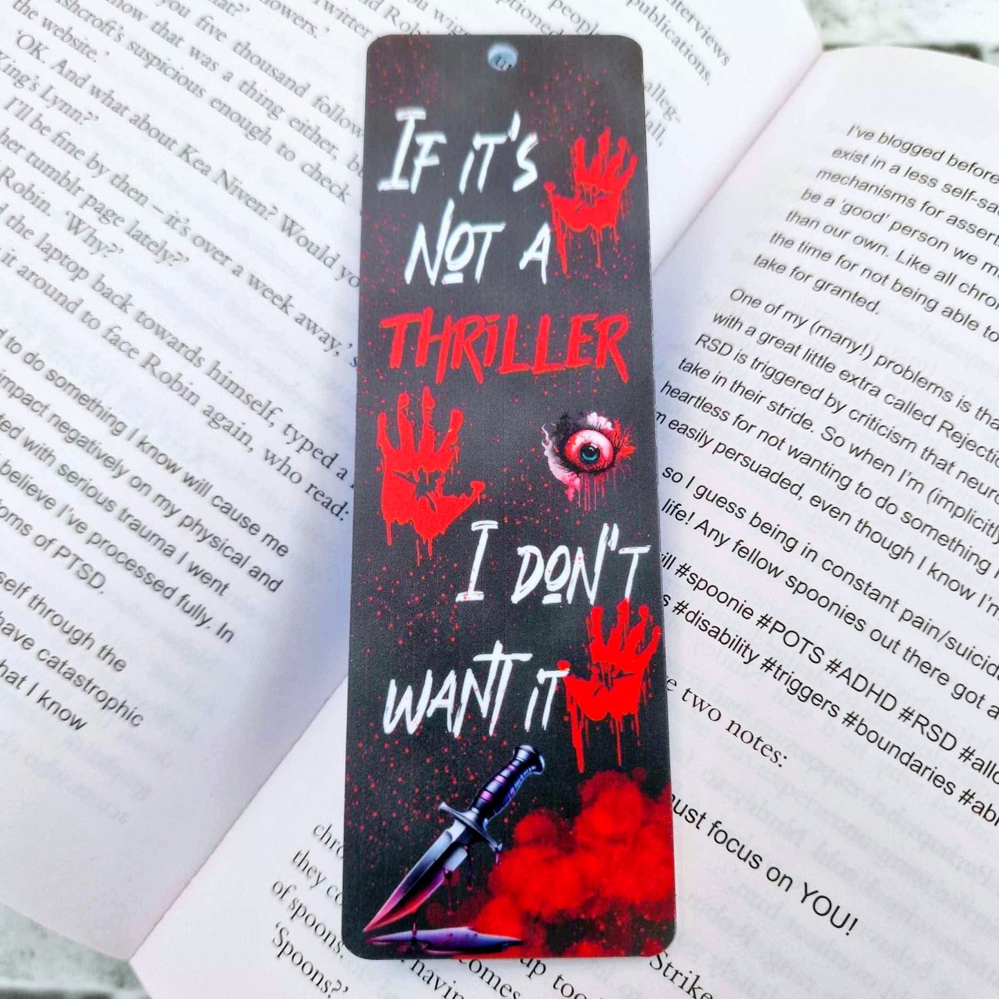 Thriller Bookmarks