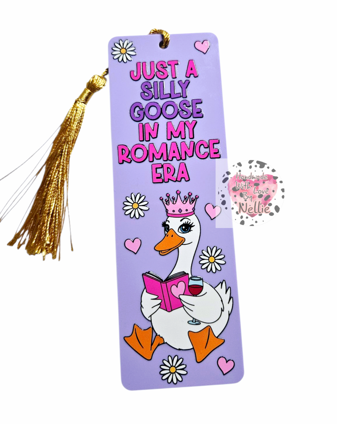 Silly Goose in My Romance Era Acrylic Bookmark