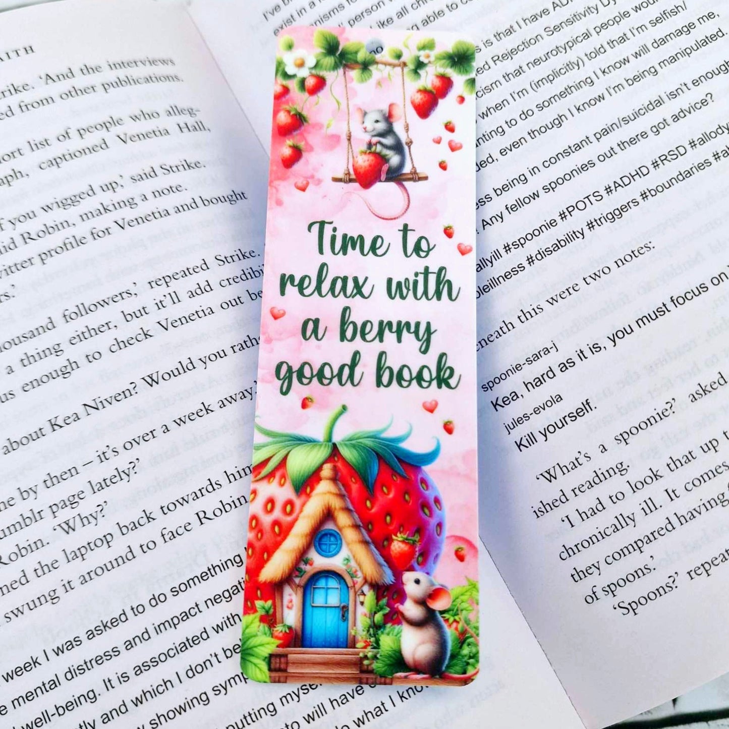 Strawberry Cuties Bookmarks