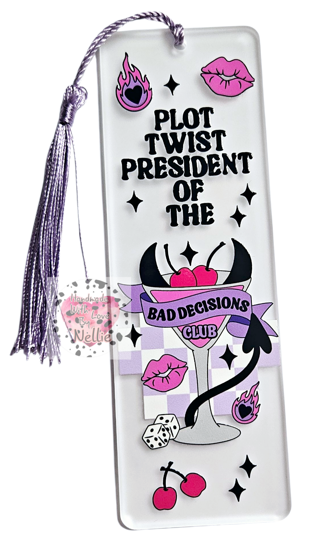 Bad Decisions Club Bookmark
