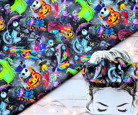 Nightmare Before Christmas #2 Handmade Scrunchie