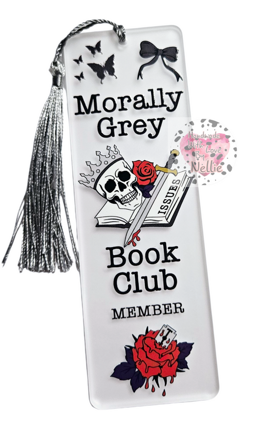 Morally Grey Book Club Bookmark