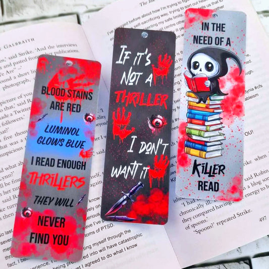 Thriller Bookmarks