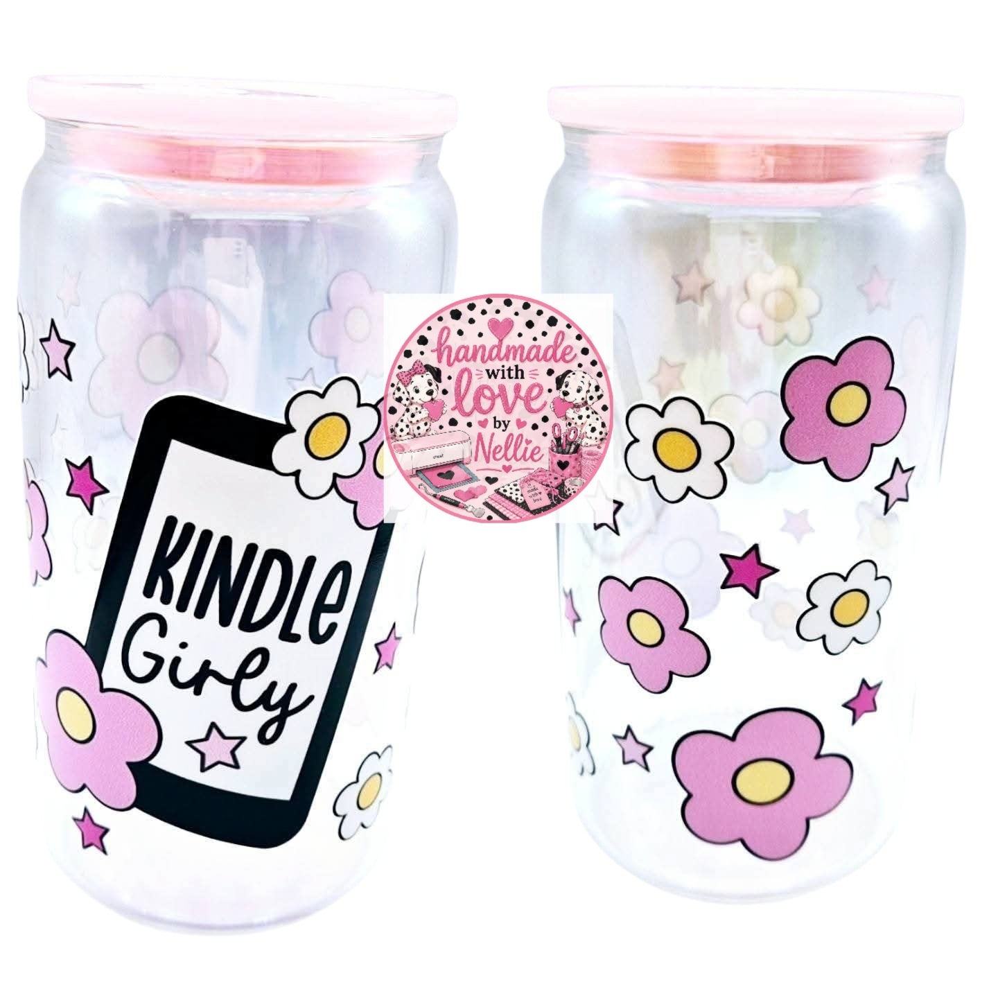 Kindle Girly Glass Can