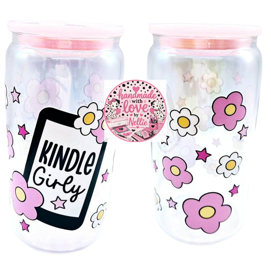 Kindle Girly Glass Can
