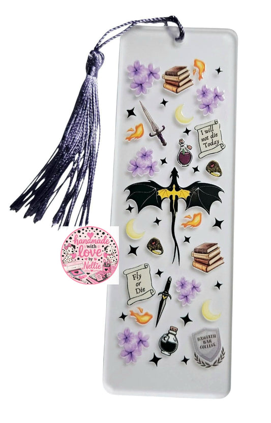 Fourth Wing Acrylic Bookmark