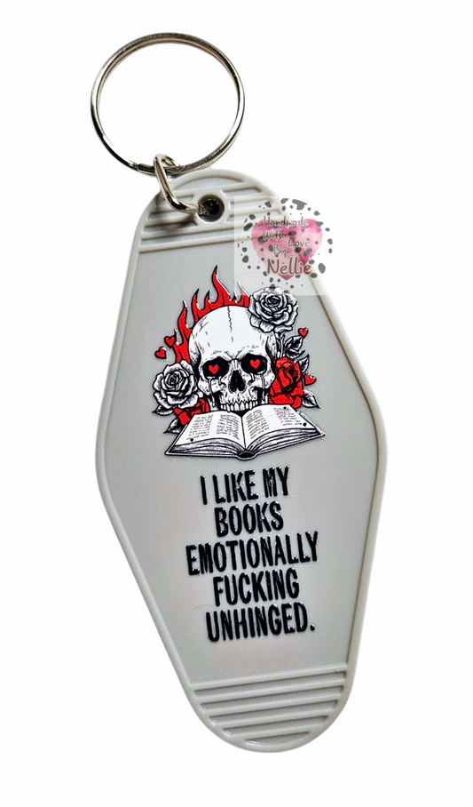 Emotionally Unhinged Keyring