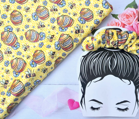 Honeypots & Bees Handmade Scrunchie