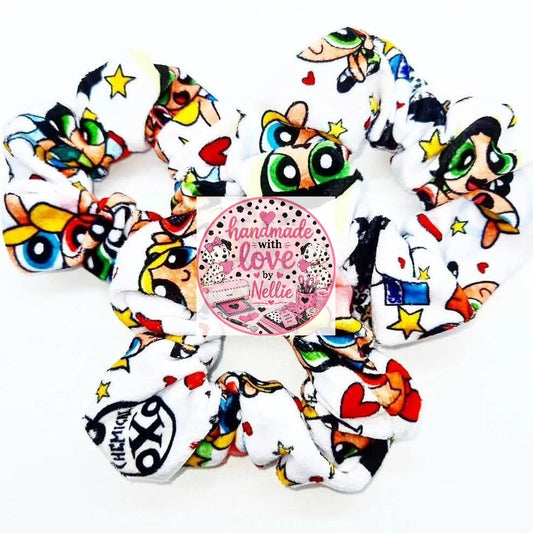 Powerpuff Girls Handmade Scrunchie