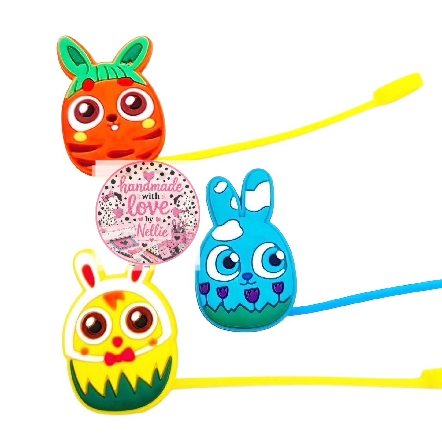 Easter Straw Toppers