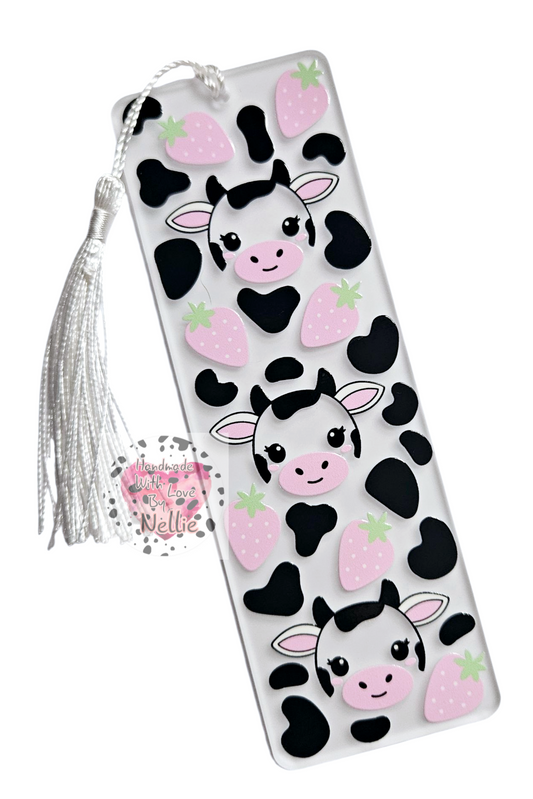 Strawberry Cow Bookmark