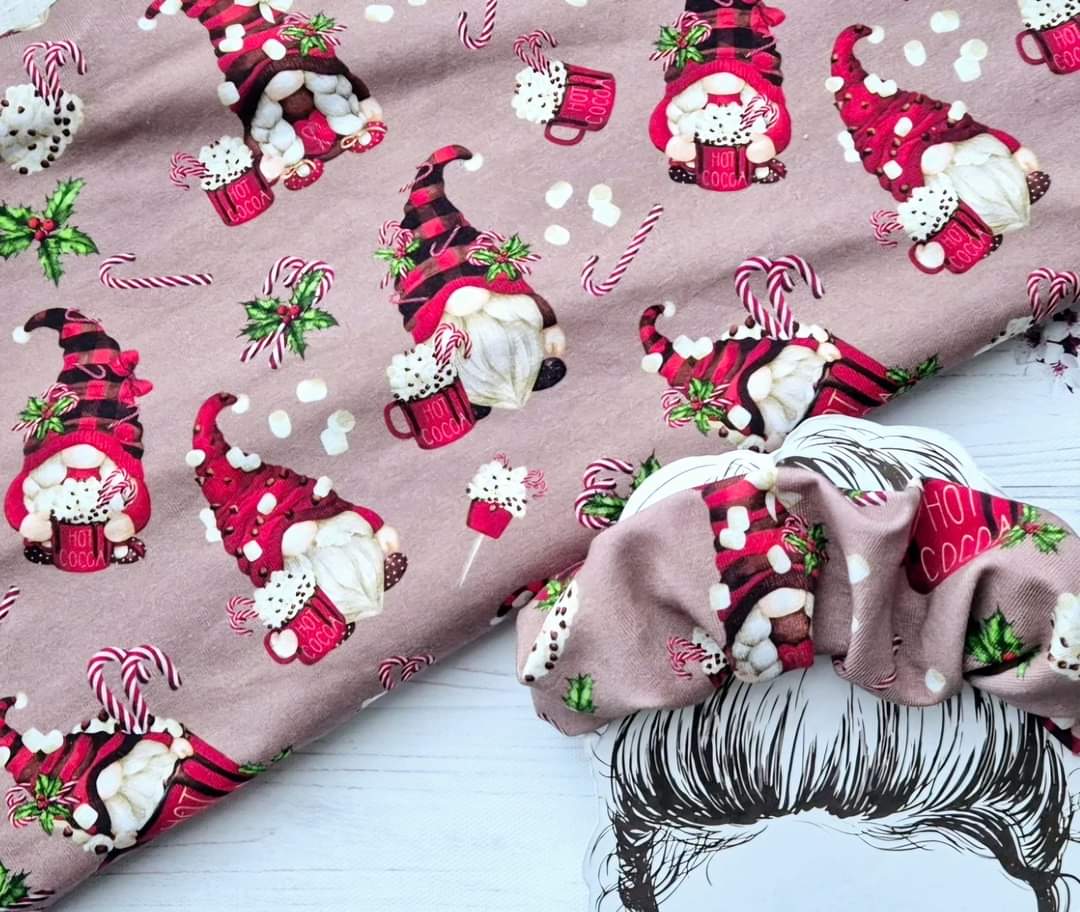 Christmas Gonks Handmade Scrunchie