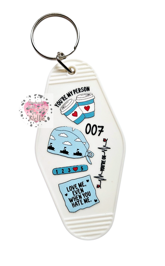 Post-It Promises Keyring