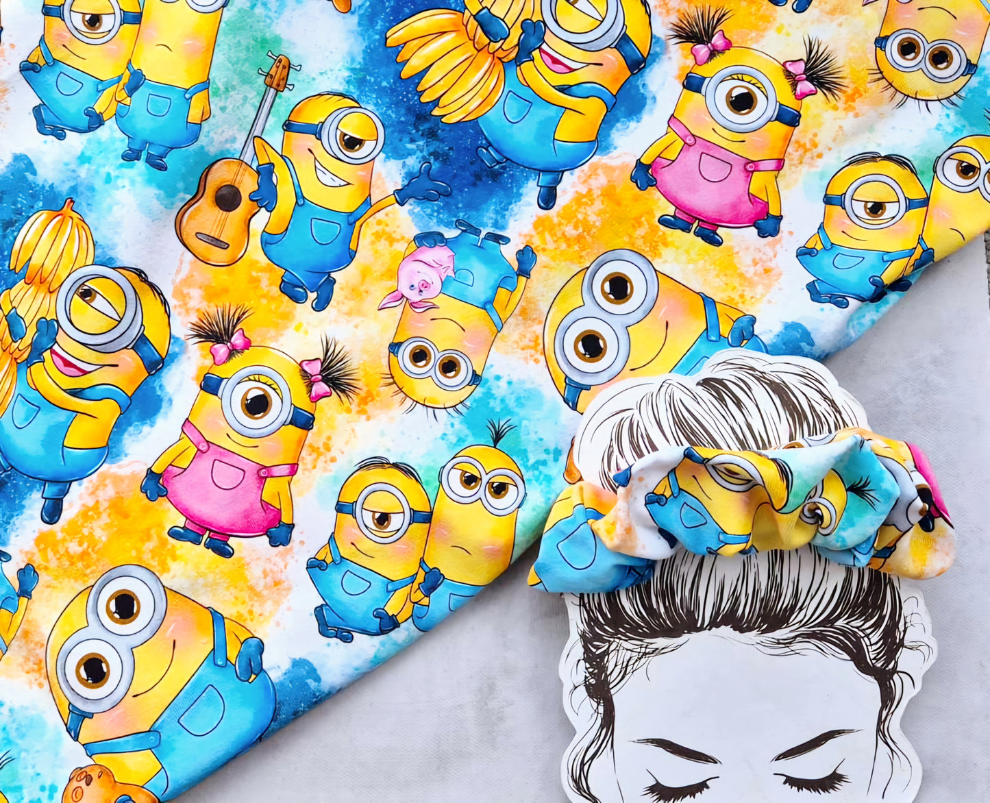 Minions Handmade Scrunchie