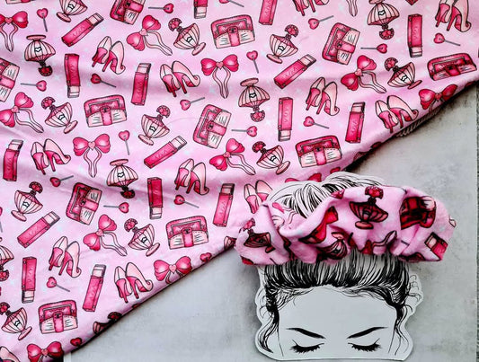 Hot Pink Designer Handmade Scrunchie
