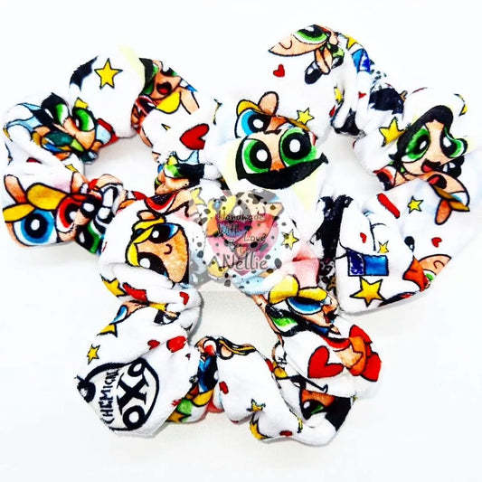 Powerpuff Girls Handmade Scrunchie