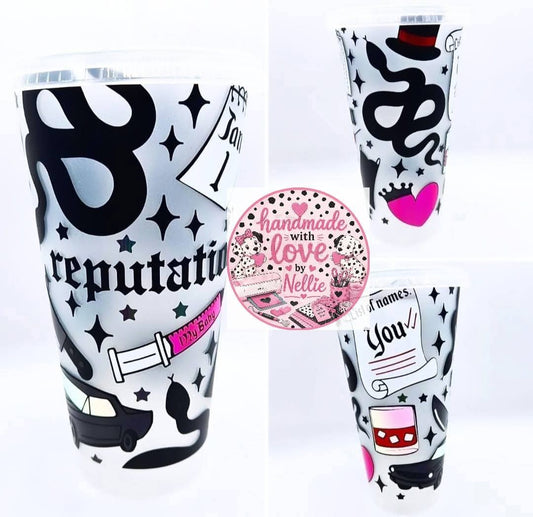 Taylor Swift Reputation Album Inspired 24oz Cold Cup