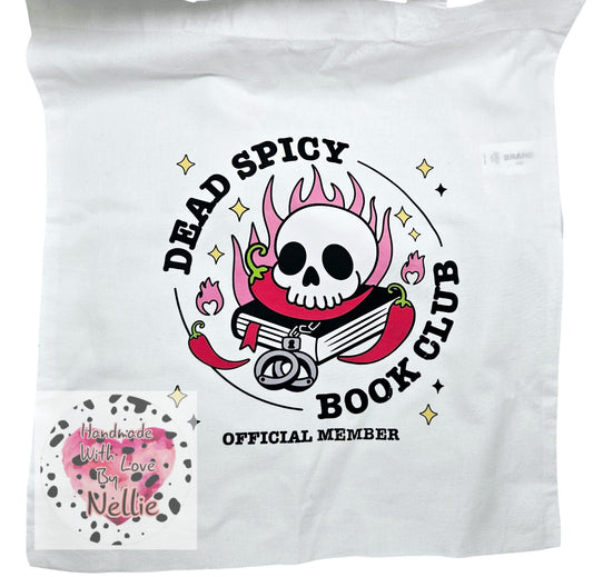 Dead Spicy Book Club Tote Bag