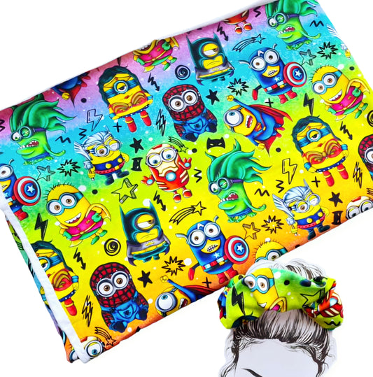 Minion Superhero Handmade Scrunchie