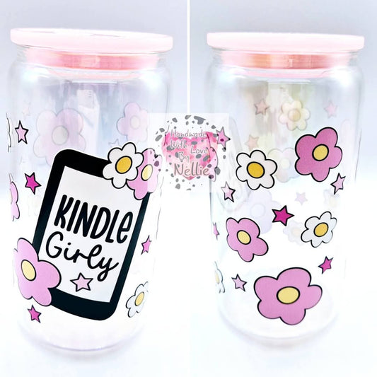 Kindle Girly Glass Can