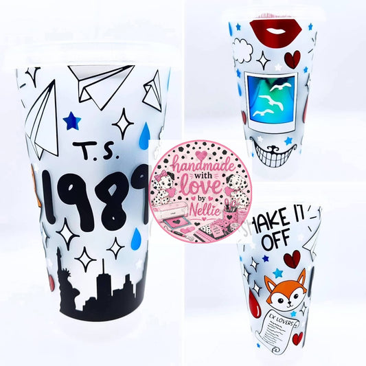 Taylor Swift 1989 Album Inspired 24oz Cold Cup