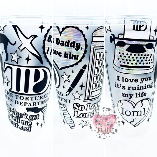 Swiftie The Tortured Poets Department Album Inspired Cold Cup