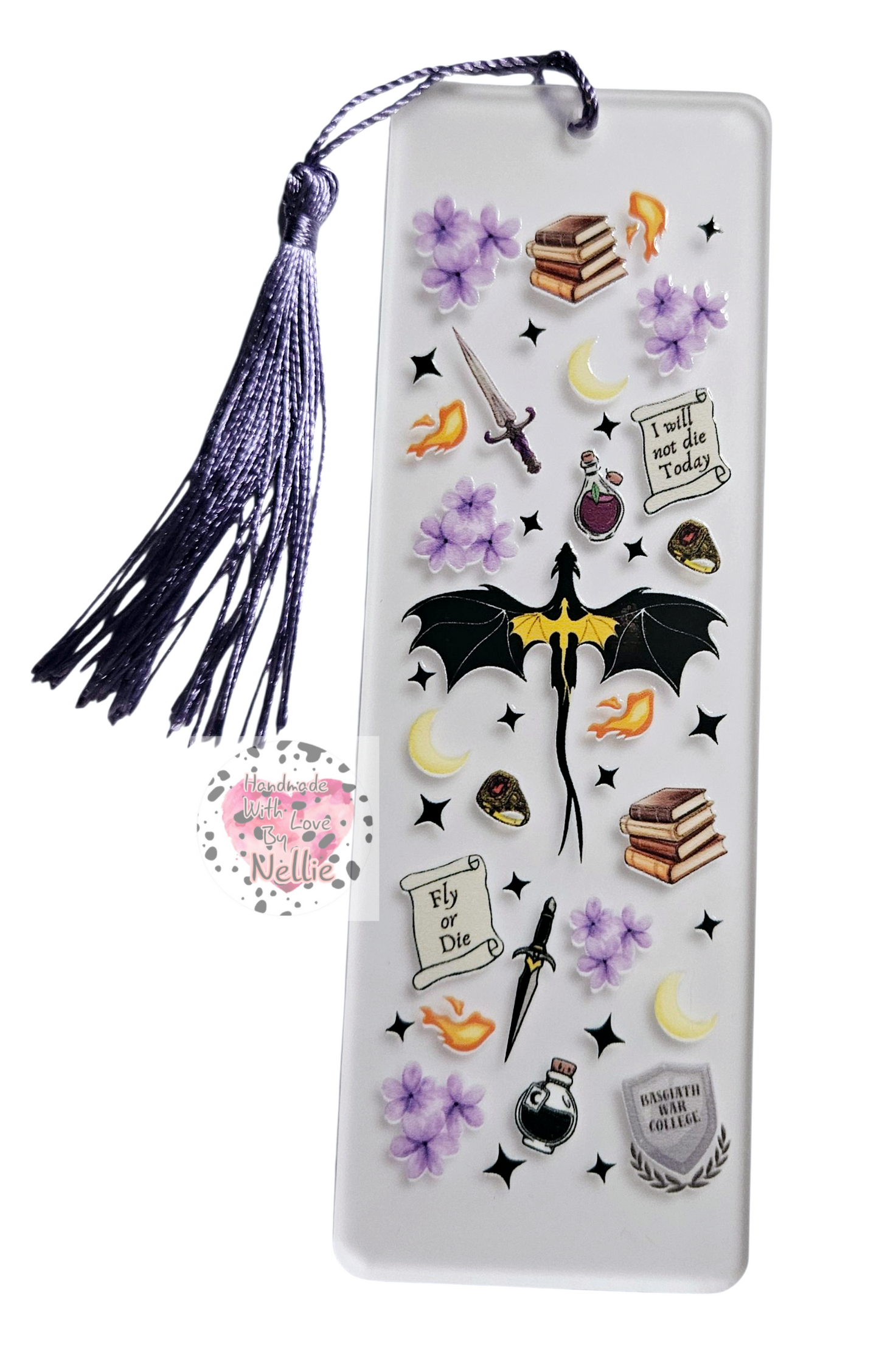Fourth Wing Acrylic Bookmark