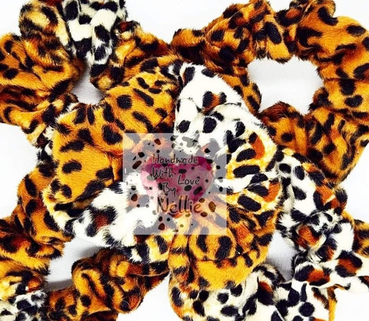 Cheetah Print Handmade Scrunchie
