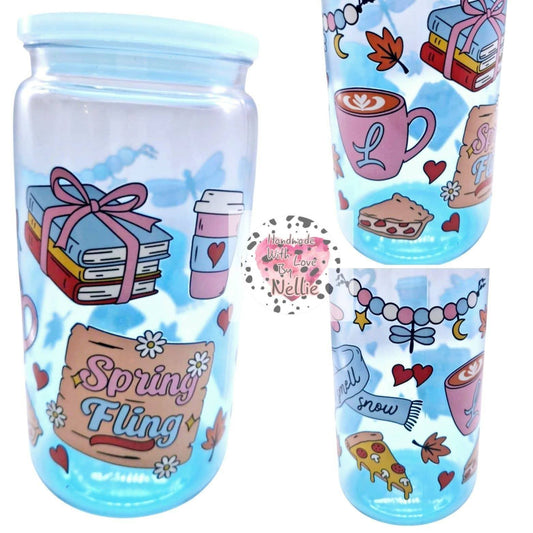 Stars Hollow Inspired Glass/Acrylic Can