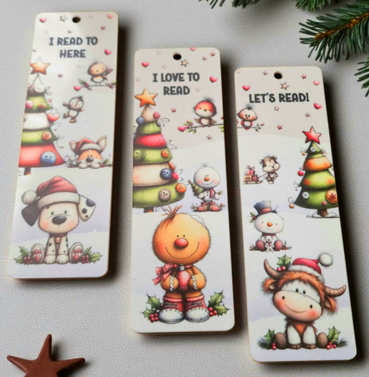 Whimsical Christmas Bookmarks