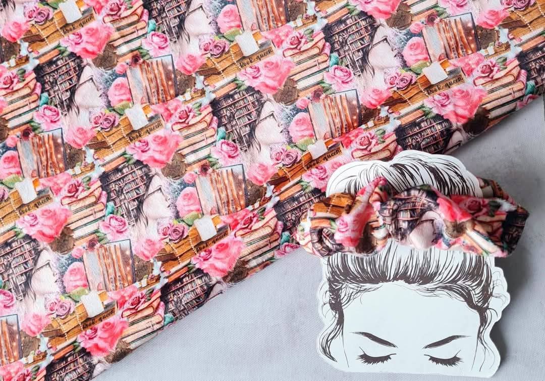 Books on the Brain Handmade Scrunchie