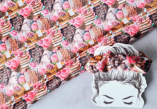 Books on the Brain Handmade Scrunchie