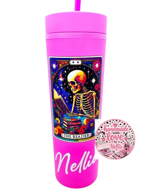 The Reader Tarot Card Tumbler/Cold Cup