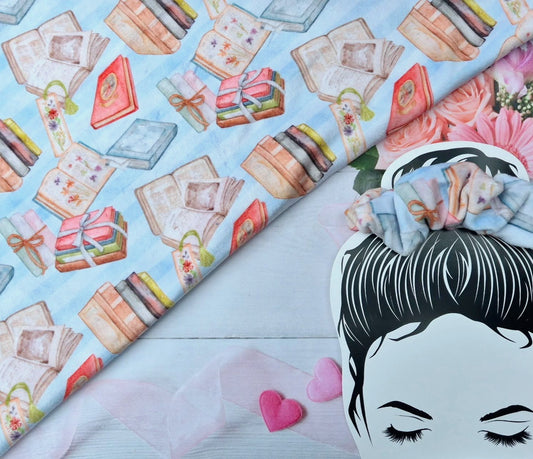 Cute Bookish Handmade Scrunchie