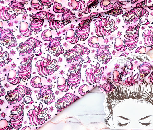 Cheshire Cat Handmade Scrunchie