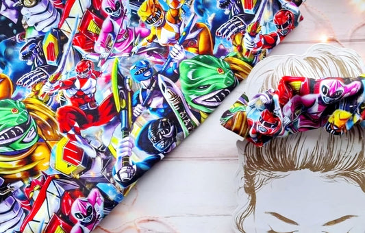 Power Rangers Handmade Scrunchie