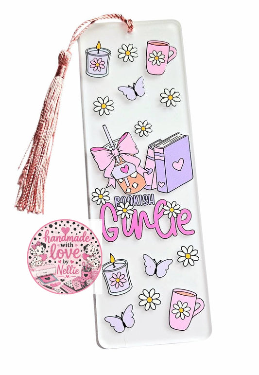 Bookish Girlie #2 Acrylic Bookmark