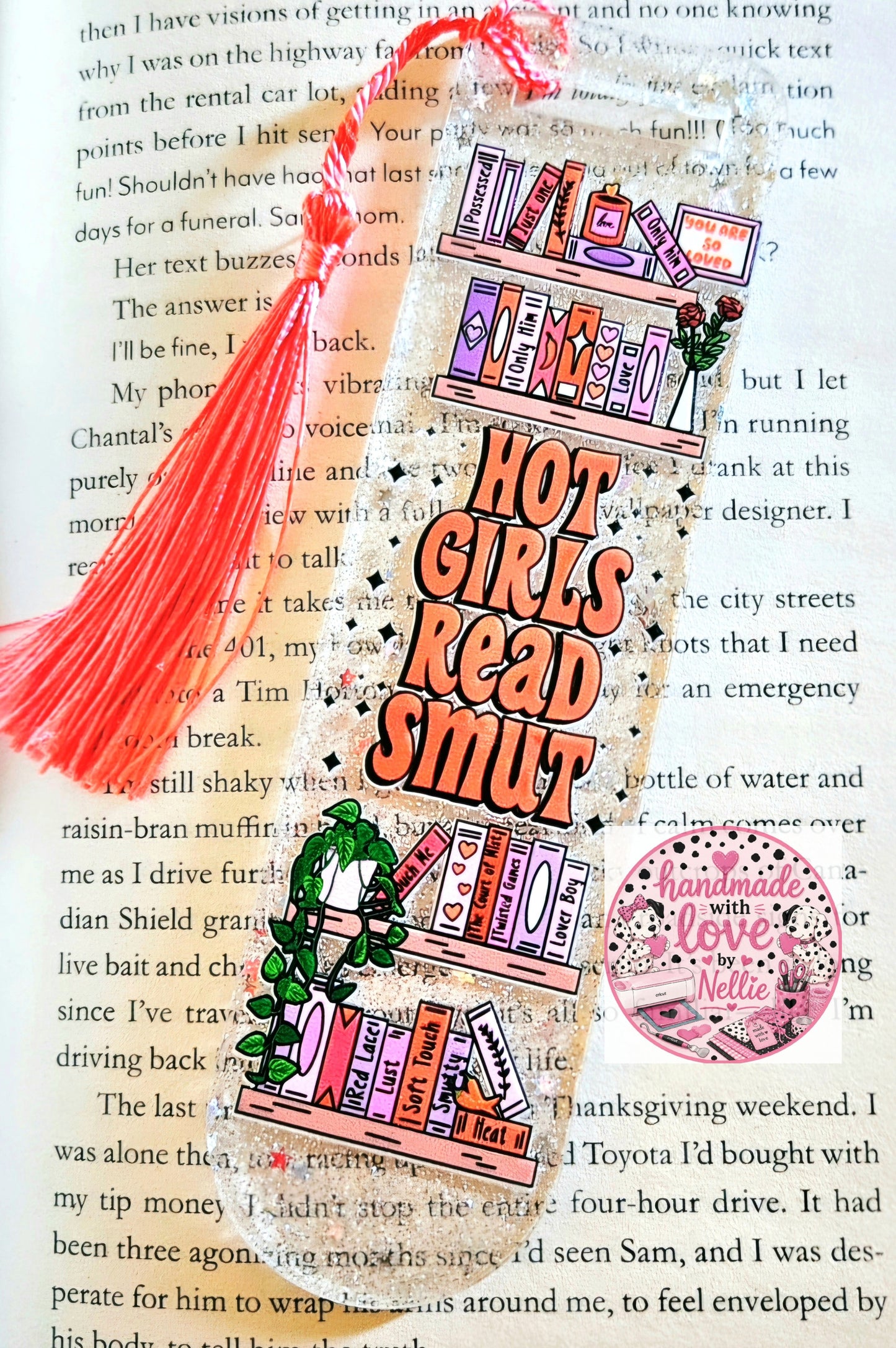 Hot Girls Read Smut Acrylic Bookmark