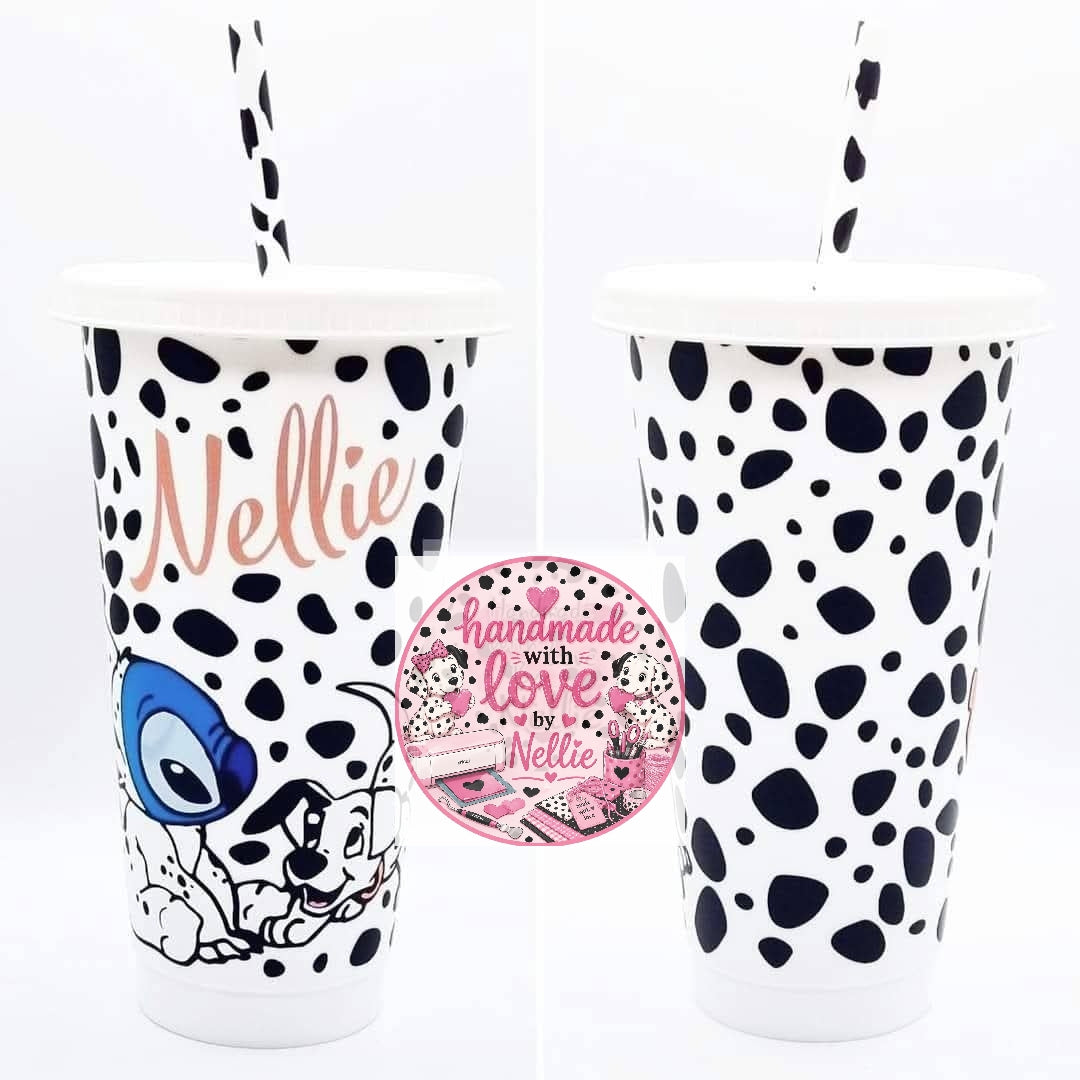 Dalmatian/Stitch 24oz Cold Cup