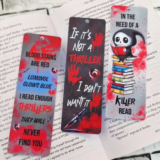 Thriller UV-Printed Bookmarks