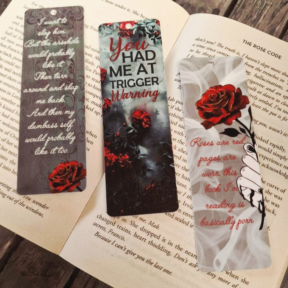 Dark Romance #2 UV-Printed Bookmarks